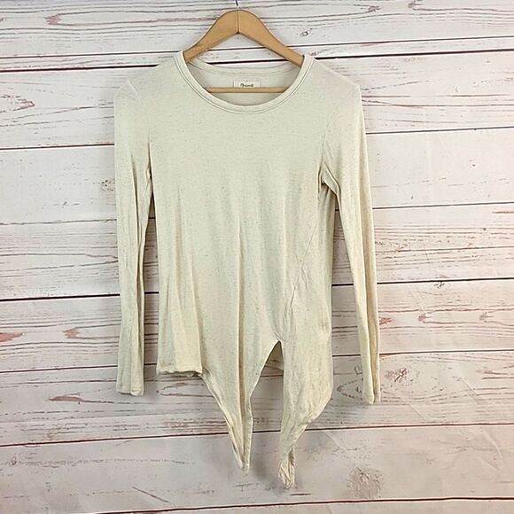 Madewell Soundcheck Side Tie Tee- Size XS - Picture 4 of 9